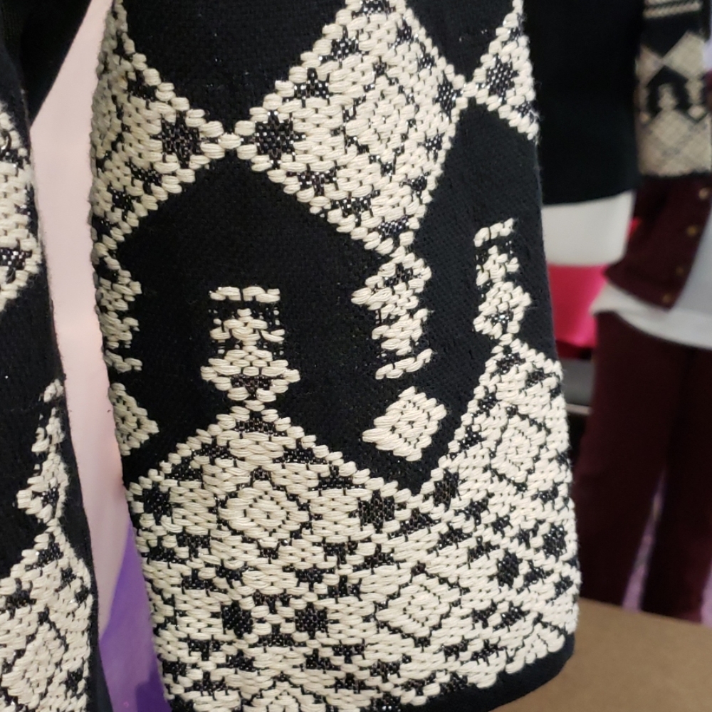 Sacred Thread Black / Ivory Jacket - Picture 3 of 5